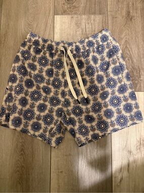BYLT Basics Blue Floral Men’s Swim Board Shorts